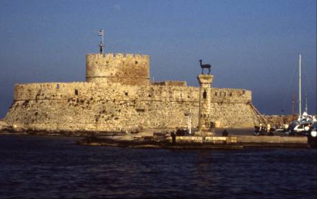 Mandraki harbor